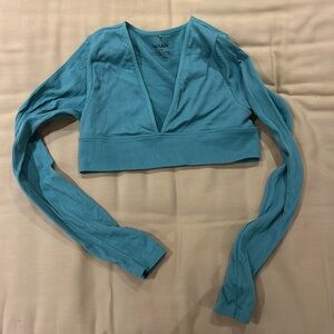Garage Long sleeve crop top